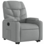 Sillón eléctrico reclinable elevable de tela gris claro by , Armchairs - Ref: Foro24-3204620, Price: 320,90 €, Discount: %