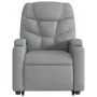 Sillón eléctrico reclinable elevable de tela gris claro de , Sillones - Ref: Foro24-3204620, Precio: 337,40 €, Descuento: %