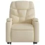 Silla de masaje reclinable de pie de tela color crema by , Armchairs - Ref: Foro24-3204617, Price: 319,75 €, Discount: %