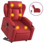 Sillón de majaje elevable eléctrico cuero artificial rojo by , Armchairs - Ref: Foro24-3204570, Price: 362,13 €, Discount: %