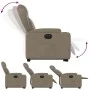 Sillón elevable eléctrico cuero artificial capuchino by , Armchairs - Ref: Foro24-3204564, Price: 364,54 €, Discount: %