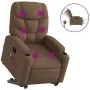 Elektrischer, verstellbarer, wiederverstellbarer Massagesessel aus braunem Stoff. von , Sessel - Ref: Foro24-3204636, Preis: ...