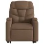 Sillón de masaje eléctrico reclinable elevable tela marrón by , Armchairs - Ref: Foro24-3204636, Price: 348,01 €, Discount: %