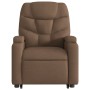 Sillón de masaje eléctrico reclinable elevable tela marrón by , Armchairs - Ref: Foro24-3204636, Price: 327,29 €, Discount: %