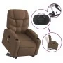 Sillón de masaje eléctrico reclinable elevable tela marrón by , Armchairs - Ref: Foro24-3204636, Price: 348,01 €, Discount: %