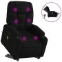 Elektrischer, verstellbarer, wiederaufladbarer Massagesessel aus schwarzem Stoff. von , Sessel - Ref: Foro24-3204634, Preis: ...