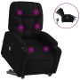 Sillón de masaje eléctrico reclinable elevable tela negro by , Armchairs - Ref: Foro24-3204634, Price: 317,76 €, Discount: %