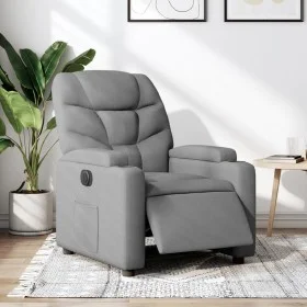 Elektrischer Relaxsessel aus hellem grauen Stoff. von , Sessel - Ref: Foro24-3204572, Preis: 248,91 €, Rabatt: %