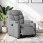 Sillón reclinable eléctrico tela gris claro de , Sillones - Ref: Foro24-3204572, Precio: 253,02 €, Descuento: %