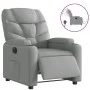 Sillón reclinable eléctrico tela gris claro de , Sillones - Ref: Foro24-3204572, Precio: 253,02 €, Descuento: %