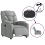 Elektrischer Relaxsessel aus hellem grauen Stoff. von , Sessel - Ref: Foro24-3204572, Preis: 252,58 €, Rabatt: %