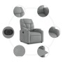 Elektrischer Relaxsessel aus hellem grauen Stoff. von , Sessel - Ref: Foro24-3204572, Preis: 252,58 €, Rabatt: %