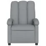 Sillón reclinable de masaje eléctrico tela gris claro by , Armchairs - Ref: Foro24-3204080, Price: 291,80 €, Discount: %