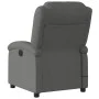 Sillón reclinable de masaje eléctrico tela gris oscuro by , Armchairs - Ref: Foro24-3204153, Price: 257,83 €, Discount: %