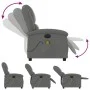 Sillón reclinable de masaje eléctrico tela gris oscuro by , Armchairs - Ref: Foro24-3204153, Price: 257,83 €, Discount: %