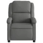 Sillón reclinable de masaje eléctrico tela gris oscuro by , Armchairs - Ref: Foro24-3204153, Price: 257,83 €, Discount: %
