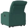 Sillón masaje eléctrico reclinable elevable tela verde oscuro by , Armchairs - Ref: Foro24-3206678, Price: 394,69 €, Discount: %
