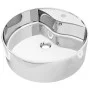 Washbasin with overflow 46.5x15.5 cm silver ceramic by vidaXL, Sinks - Ref: Foro24-143865, Price: 63,80 €, Discount: %