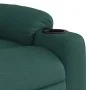 Sillón masaje eléctrico reclinable elevable tela verde oscuro by , Armchairs - Ref: Foro24-3206678, Price: 394,69 €, Discount: %