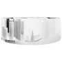 Washbasin with overflow 46.5x15.5 cm silver ceramic by vidaXL, Sinks - Ref: Foro24-143865, Price: 63,80 €, Discount: %