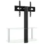 Eck-TV-Möbel mit 2 Ebenen für 32-70 Zoll, schwarz-silberfarben. von , TV-Möbel - Ref: Foro24-358168, Preis: 102,41 €, Rabatt: %