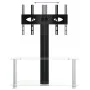 Eck-TV-Möbel mit 2 Ebenen für 32-70 Zoll, schwarz-silberfarben. von , TV-Möbel - Ref: Foro24-358168, Preis: 102,41 €, Rabatt: %