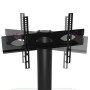 Eck-TV-Möbel mit 2 Ebenen für 32-70 Zoll, schwarz-silberfarben. von , TV-Möbel - Ref: Foro24-358168, Preis: 108,57 €, Rabatt: %