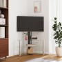 Eck-TV-Möbel mit 3 Ebenen für 32-70 Zoll, schwarz-silberfarben. von , TV-Möbel - Ref: Foro24-358177, Preis: 126,23 €, Rabatt: %