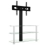 Mueble TV esquina 3 niveles para 32-70 pulgadas negro plateado de , Muebles TV - Ref: Foro24-358177, Precio: 126,83 €, Descue...