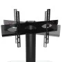 Eck-TV-Möbel mit 3 Ebenen für 32-70 Zoll, schwarz-silberfarben. von , TV-Möbel - Ref: Foro24-358177, Preis: 116,23 €, Rabatt: %