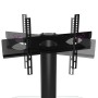 Mueble TV esquina 3 niveles para 32-70 pulgadas negro plateado de , Muebles TV - Ref: Foro24-358177, Precio: 126,83 €, Descue...
