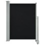 Einziehbare Seitenmarkise für Terrasse 100x300 cm schwarz von vidaXL, Sonnenschirme - Ref: Foro24-45184, Preis: 75,87 €, Raba...