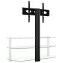 Mueble TV esquina 3 niveles para 32-70 pulgadas negro plateado de , Muebles TV - Ref: Foro24-358180, Precio: 110,61 €, Descue...