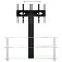 Mueble TV esquina 3 niveles para 32-70 pulgadas negro plateado de , Muebles TV - Ref: Foro24-358180, Precio: 110,61 €, Descue...