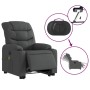 Sillón de masaje eléctrico reclinable elevable tela gris oscuro by , Armchairs - Ref: Foro24-3206673, Price: 388,77 €, Discou...