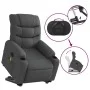 Elektrischer, verstellbarer, wiederaufladbarer Massagesessel aus dunkelgrauem Stoff. von , Sessel - Ref: Foro24-3206673, Prei...