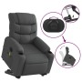 Sillón de masaje eléctrico reclinable elevable tela gris oscuro by , Armchairs - Ref: Foro24-3206673, Price: 388,77 €, Discou...