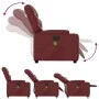 Roter Kunstleder-Massagestuhl mit Liegefunktion von , Sessel - Ref: Foro24-3204655, Preis: 270,98 €, Rabatt: %
