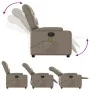 Elektrischer Massage-Fernsehsessel aus synthetischem Capuccino-Leder. von , Sessel - Ref: Foro24-3204657, Preis: 287,51 €, Ra...