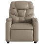 Sillón reclinable de masaje eléctrico cuero sintético capuchino by , Armchairs - Ref: Foro24-3204657, Price: 279,98 €, Discou...