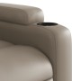 Sillón reclinable de masaje eléctrico cuero sintético capuchino by , Armchairs - Ref: Foro24-3204657, Price: 279,98 €, Discou...
