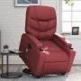 Sillón reclinable de masaje de pie cuero artificial rojo tinto by , Armchairs - Ref: Foro24-3204669, Price: 304,09 €, Discoun...
