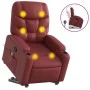 Sillón reclinable de masaje de pie cuero artificial rojo tinto by , Armchairs - Ref: Foro24-3204669, Price: 304,09 €, Discoun...
