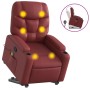 Sillón reclinable de masaje de pie cuero artificial rojo tinto by , Armchairs - Ref: Foro24-3204669, Price: 289,14 €, Discoun...
