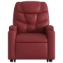 Massage-Fußstütze Relaxsessel aus künstlichem rotem Leder. von , Sessel - Ref: Foro24-3204669, Preis: 289,14 €, Rabatt: %