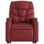 Sillón reclinable de masaje de pie cuero artificial rojo tinto by , Armchairs - Ref: Foro24-3204669, Price: 304,09 €, Discoun...