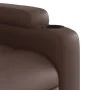 Sillón reclinable elevable eléctrico de cuero sintético marrón de , Sillones - Ref: Foro24-3204674, Precio: 339,48 €, Descuen...