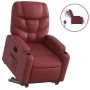 Elektrischer Aufstuhlsessel aus künstlichem rotem Leder. von , Sessel - Ref: Foro24-3204676, Preis: 363,22 €, Rabatt: %