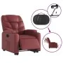 Elektrischer Aufstuhlsessel aus künstlichem rotem Leder. von , Sessel - Ref: Foro24-3204676, Preis: 363,22 €, Rabatt: %