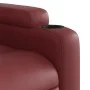 Sillón elevable eléctrico cuero artificial rojo tinto by , Armchairs - Ref: Foro24-3204676, Price: 363,22 €, Discount: %